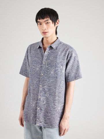 Coupe regular Chemise 'Santo' Iriedaily en bleu : devant