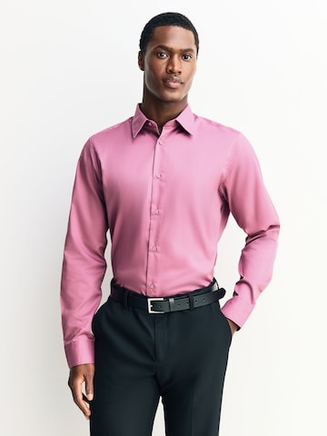 Next Přiléhavý střih Košile – pink