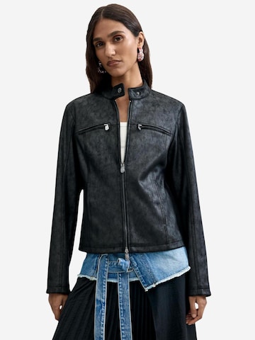 Giacca di mezza stagione 'CHAQ_BIKERCY 26WWEW09' di Desigual in nero: frontale