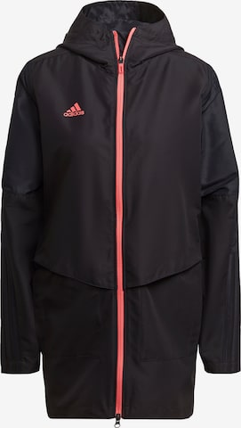 ADIDAS SPORTSWEAR Athletic Jacket in Black: front