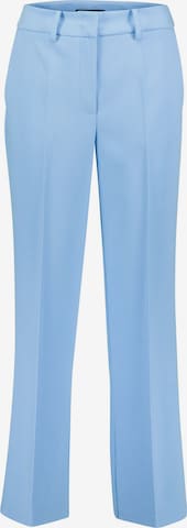 zero Pleated Pants in Blue: front