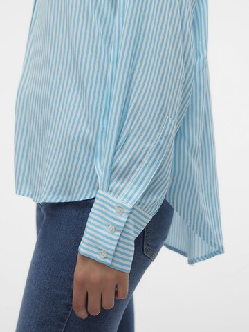 VERO MODA Blouse 'BUMPY' in Blue