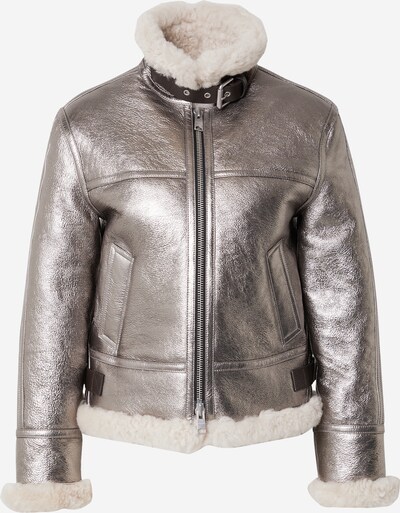 AllSaints Between-season jacket 'LOREL FLYING' in Silver / Wool white, Item view