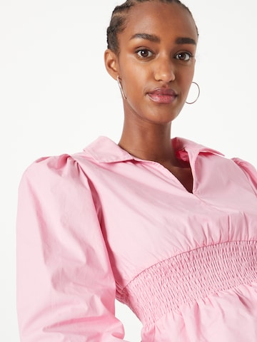 The Frolic Blouse in Pink