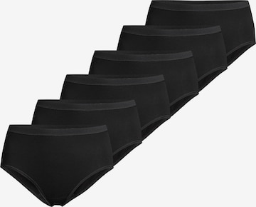 CON-TA Panty 'Feinripp' in Black: front