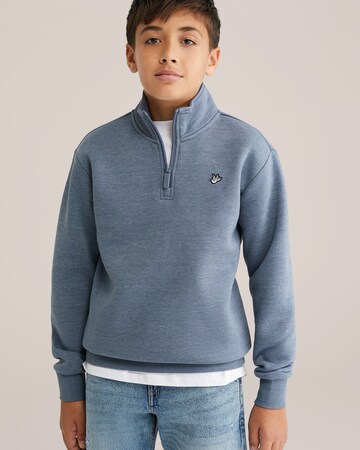 Sweat WE Fashion en bleu : devant