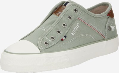 MUSTANG Sneakers laag in de kleur Bruin / Pastelgroen / Rood / Wit, Productweergave