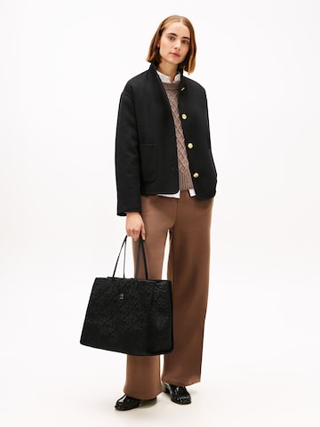 TOMMY HILFIGER Nakupovalna torba | črna barva