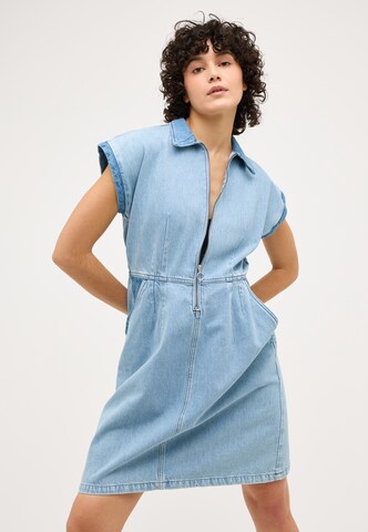 MUSTANG Blousejurk 'Marlette' in Blauw: voorkant