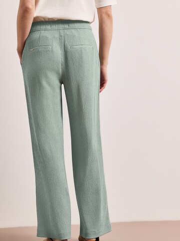 STREET ONE Широки крачоли Панталон в зелено