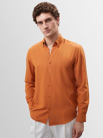 Antioch Regular fit Overhemd in Oranje: voorkant