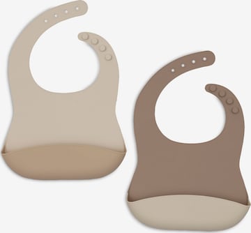 Jollein Bib in Brown: front