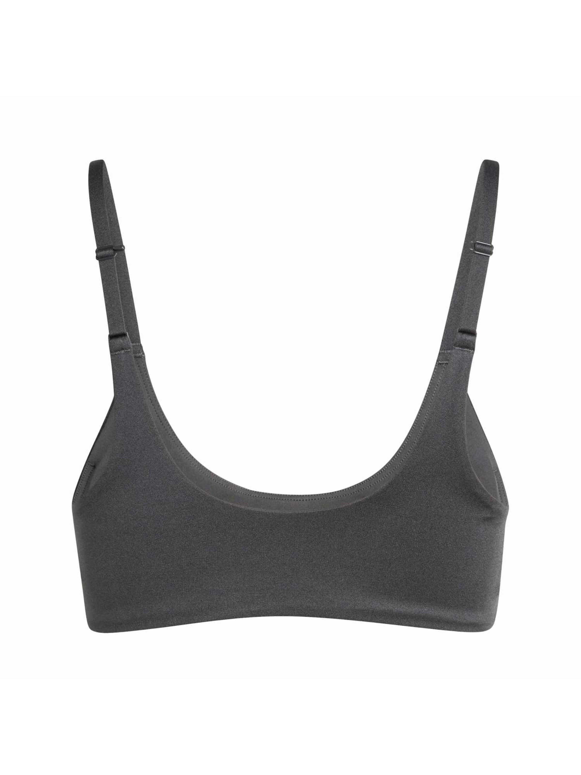 ADIDAS PERFORMANCE Bralette Sports bra 'OPT ESS' in Grey