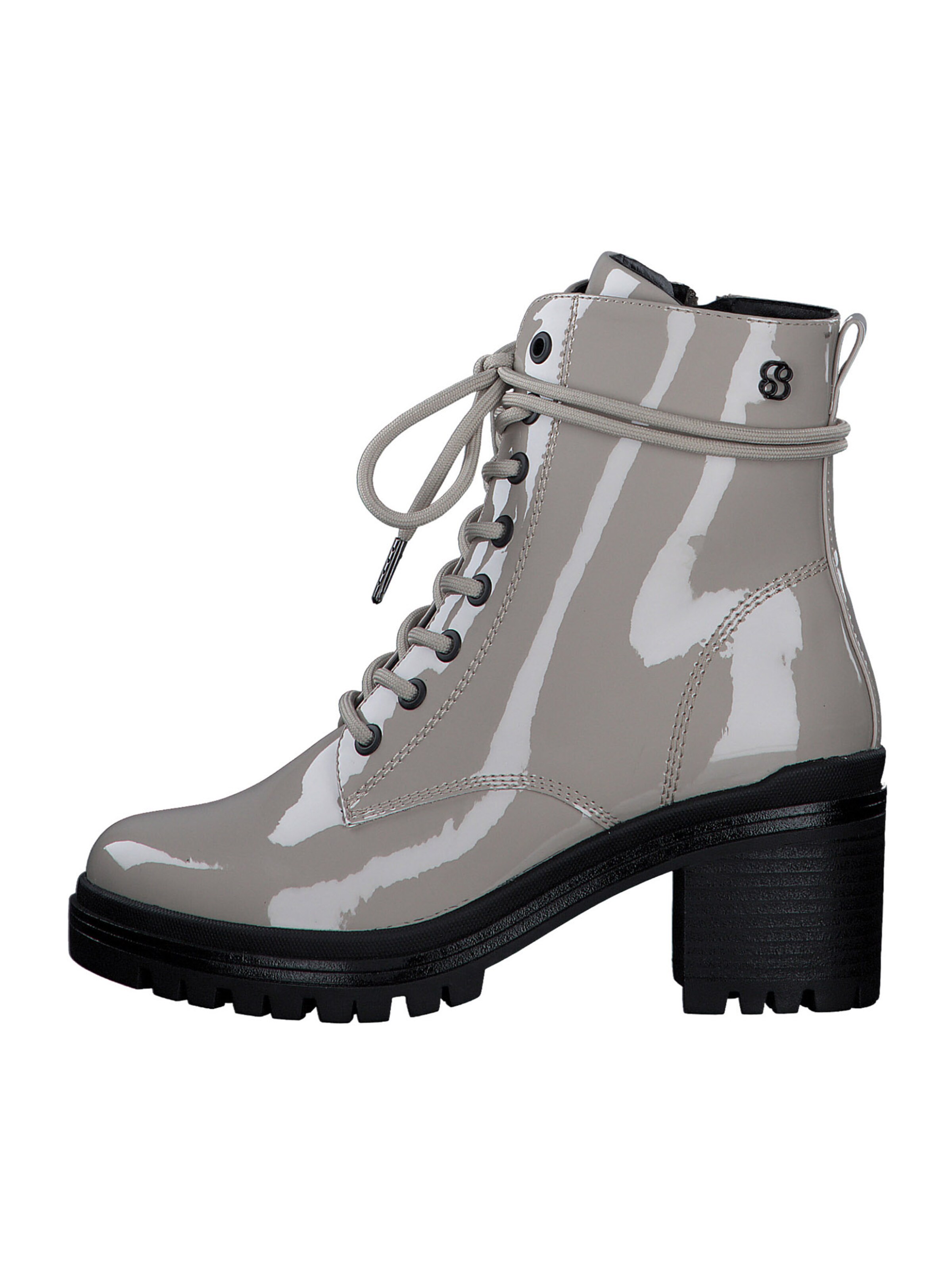 s.Oliver Lace-up bootie in Grey