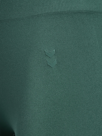 Hummel Skinny Sports trousers 'Flow' in Green