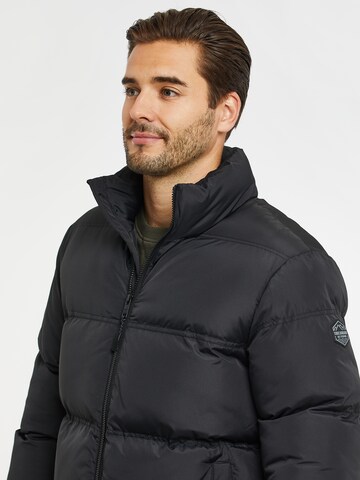 Threadbare Winter Jacket in Black