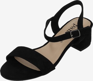 Palado Sandals 'Cinv' in Black: front