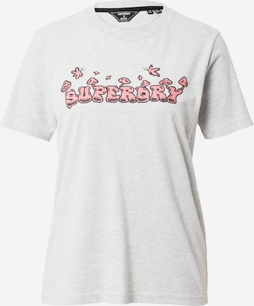 Superdry T-Shirt in Grau: predná strana