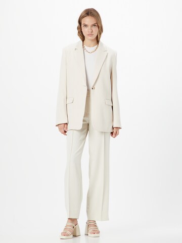 TAIFUN Flared Trousers in Beige