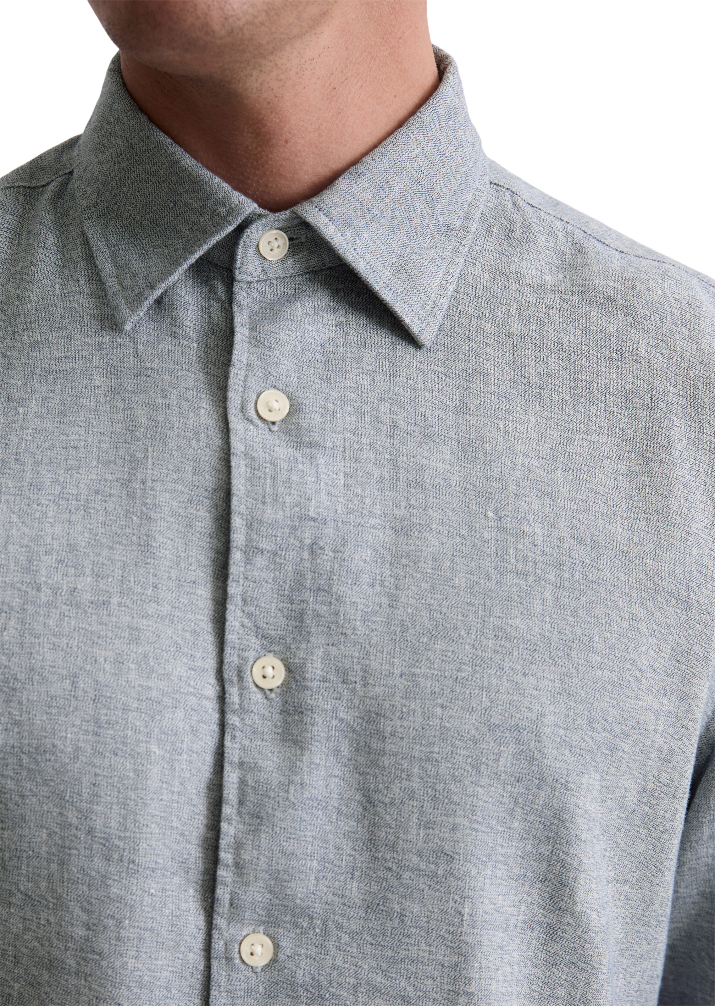 Marc O'Polo Regular fit Button Up Shirt in Blue