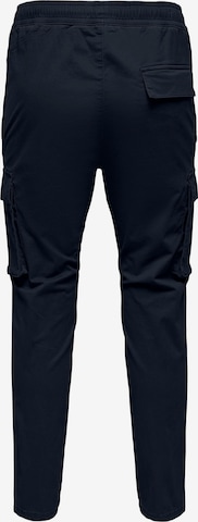 Regular Pantalon cargo 'LINUS' Only & Sons en bleu