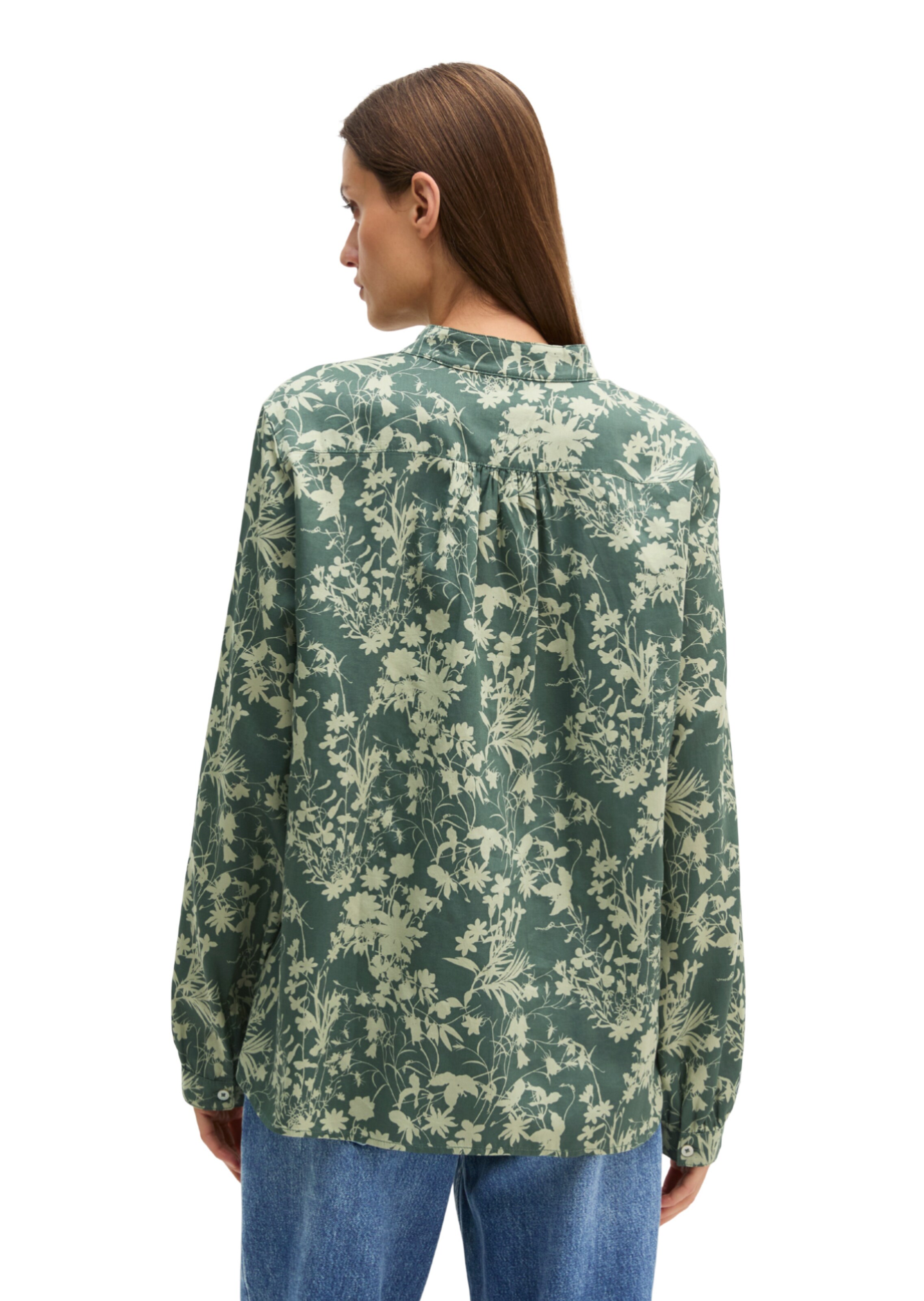 Marc O'Polo Blouse in Groen: terug
