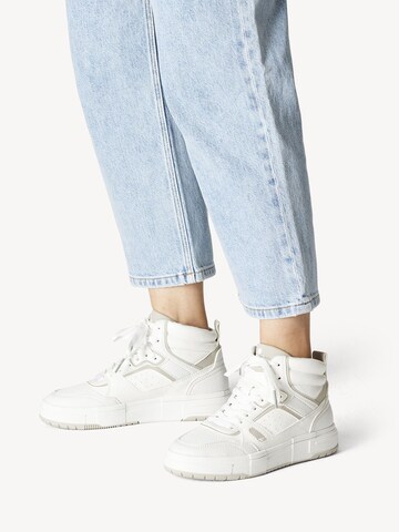 TAMARIS High-Top Sneakers in White