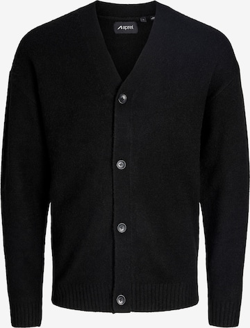aprel Knit Cardigan 'APREL' in Black: front