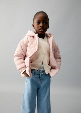 MANGO KIDS Winter Jacket 'Spring' in Pink: front