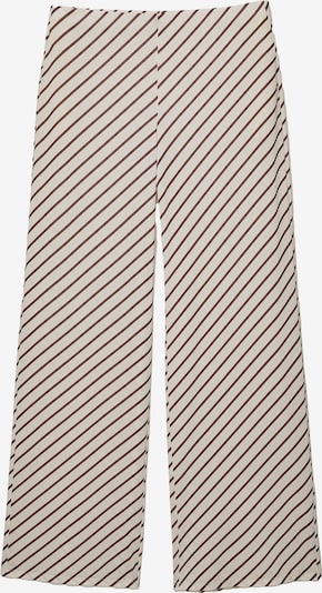 Pantaloni Pull&Bear pe maro / alb, Vizualizare produs
