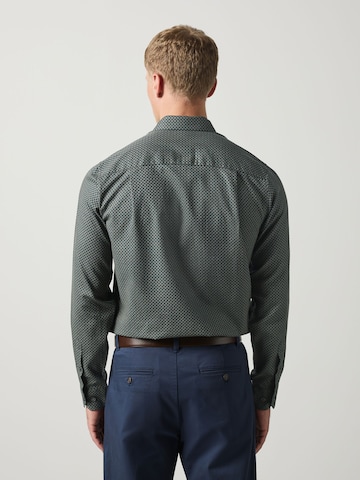 Next Regular fit Button Up Shirt in Green