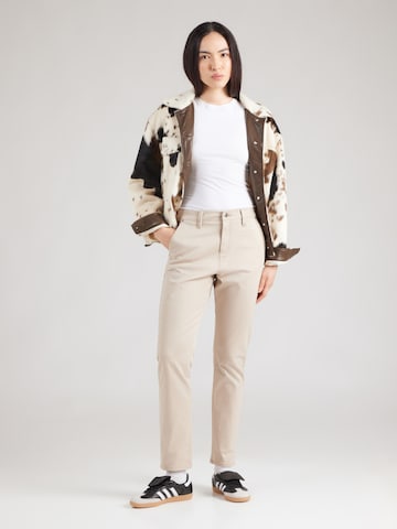 G-STAR Slimfit Chino nadrág - bézs