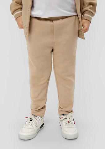 Effilé Leggings s.Oliver en beige : devant