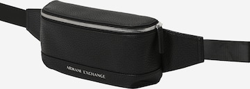 ARMANI EXCHANGE Belt bag in Black: front