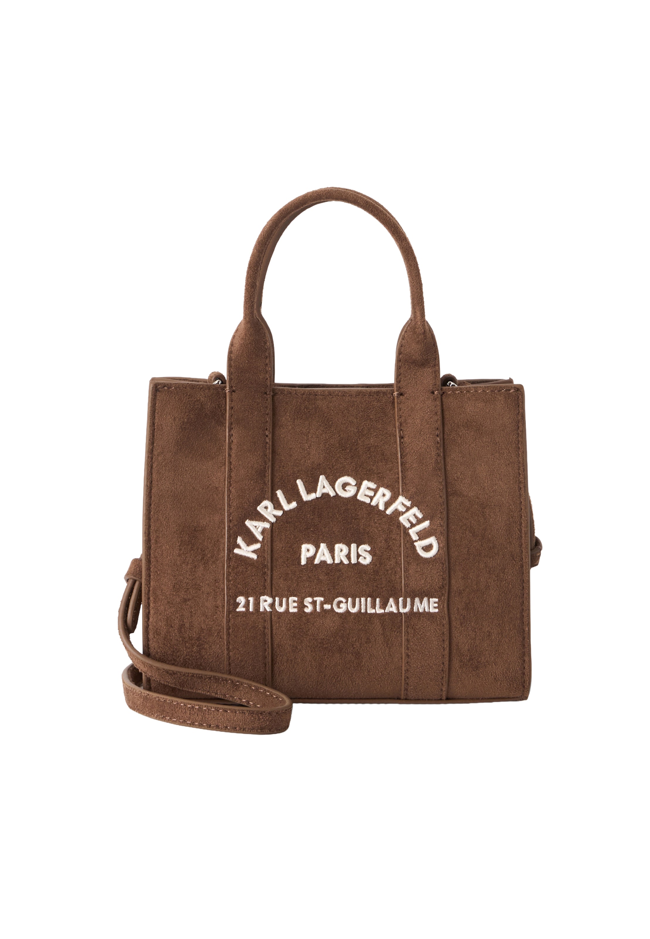 Karl Lagerfeld - Shopper 'K/RSG' en marrón: frente