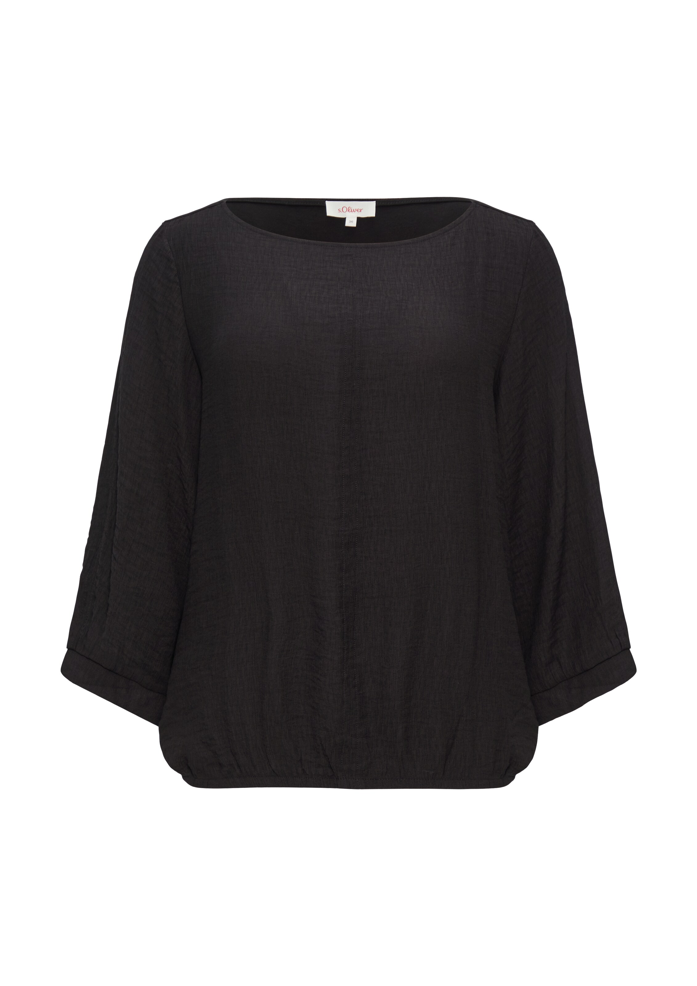 s.Oliver Shirt in Zwart: voorkant