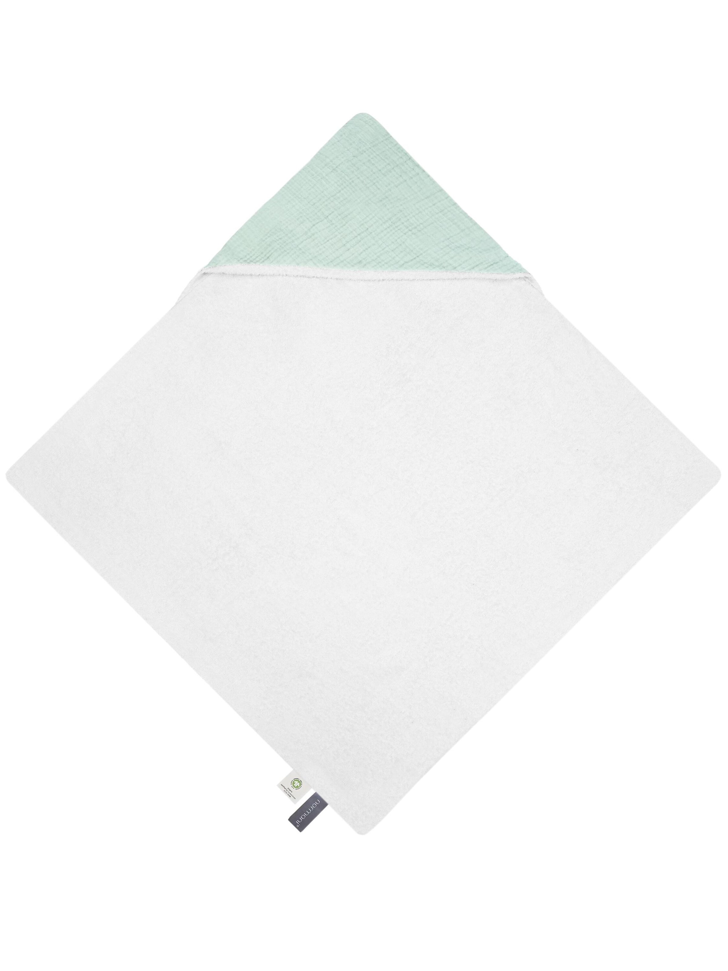 normani Tuch 'Musselin' in Weiß: Vorderseite