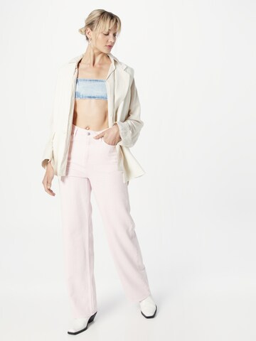 Wide leg Pantaloni di Marc O'Polo DENIM in rosa