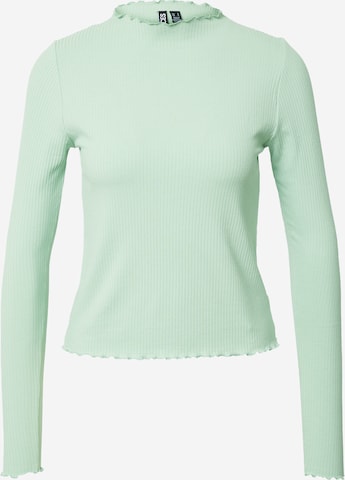 PIECES Shirt 'NICCA' in Green: front