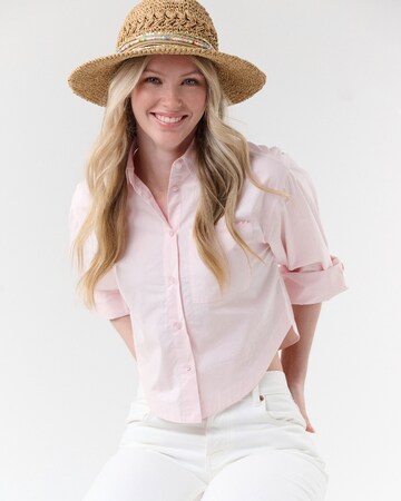 LOEVENICH Hat 'Fedora' in Beige: front