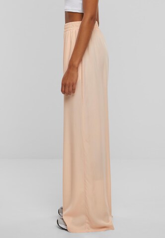 Urban Classics Wide leg Trousers in Orange