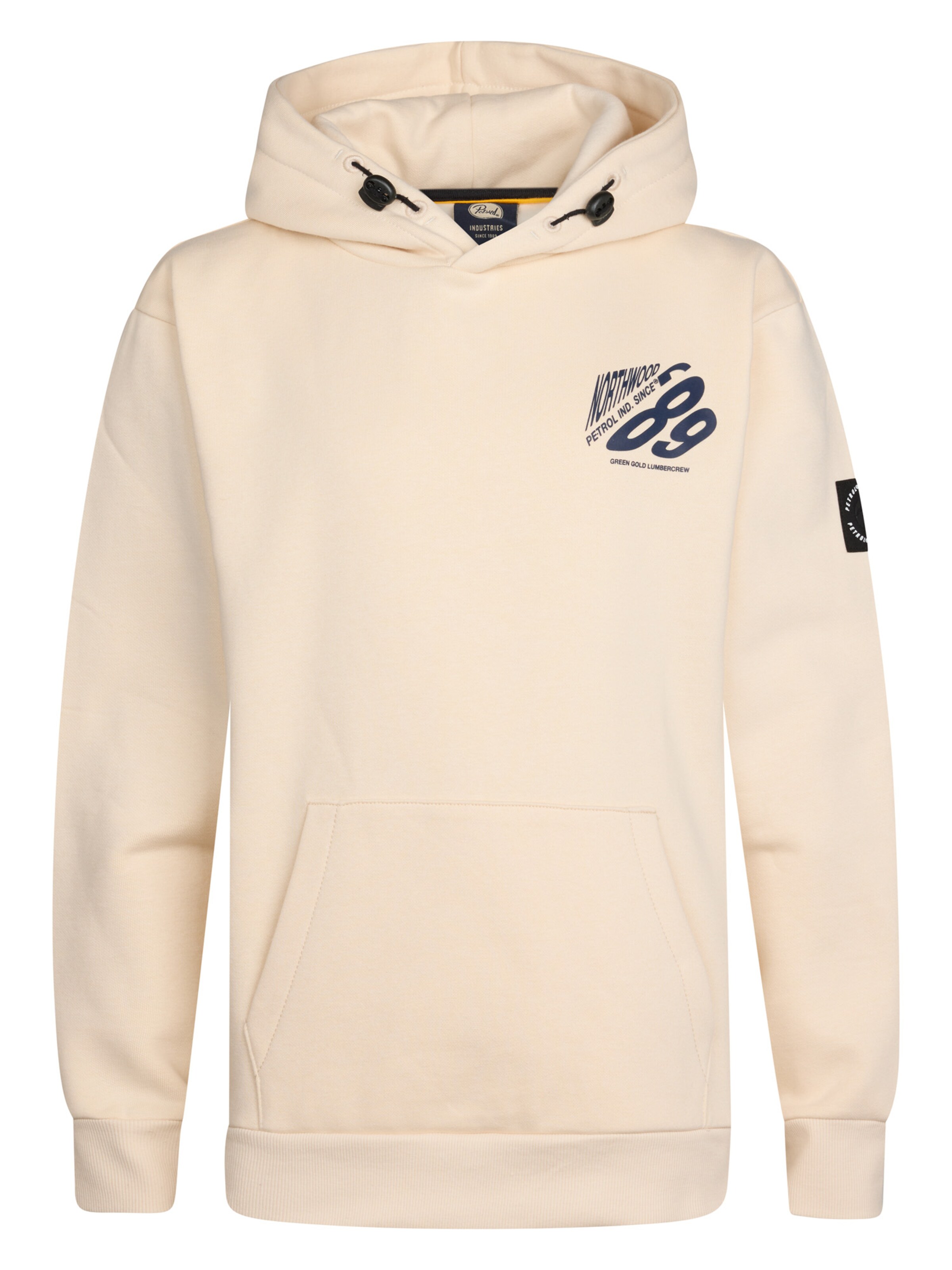 Petrol Industries Sweatshirt in Beige: voorkant