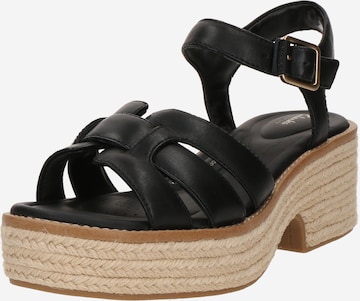 CLARKS Remmisandaalit 'Coledale' värissä musta: etupuoli