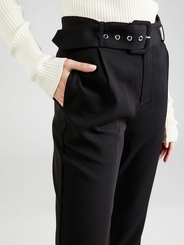 Dorothy Perkins - Slimfit Pantalón plisado en negro