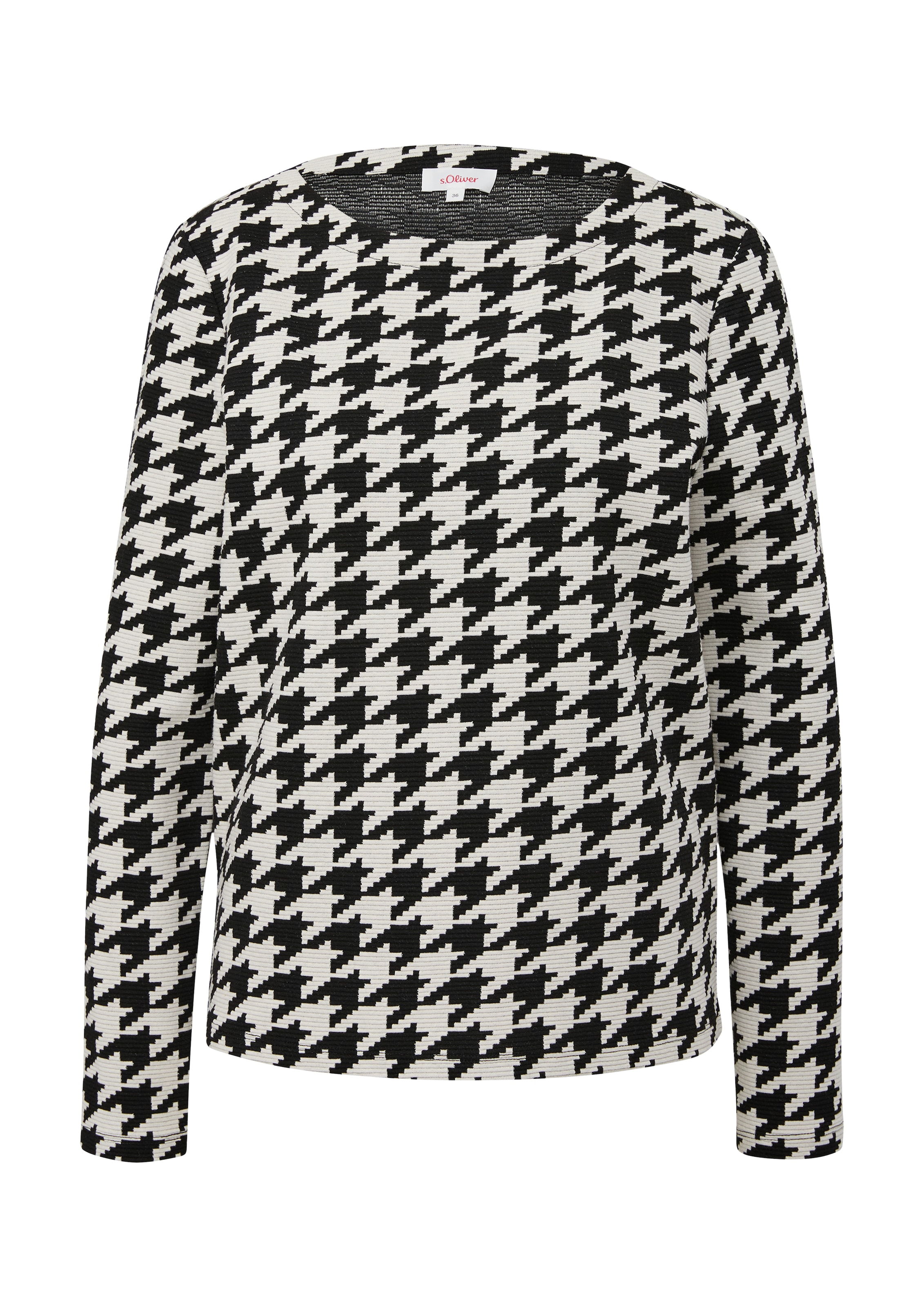 s.Oliver Pullover in Schwarz: Vorderseite