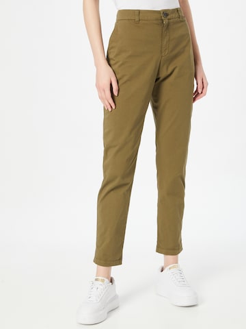 Regular Pantalon chino 'Tachini' BOSS Orange en vert : devant