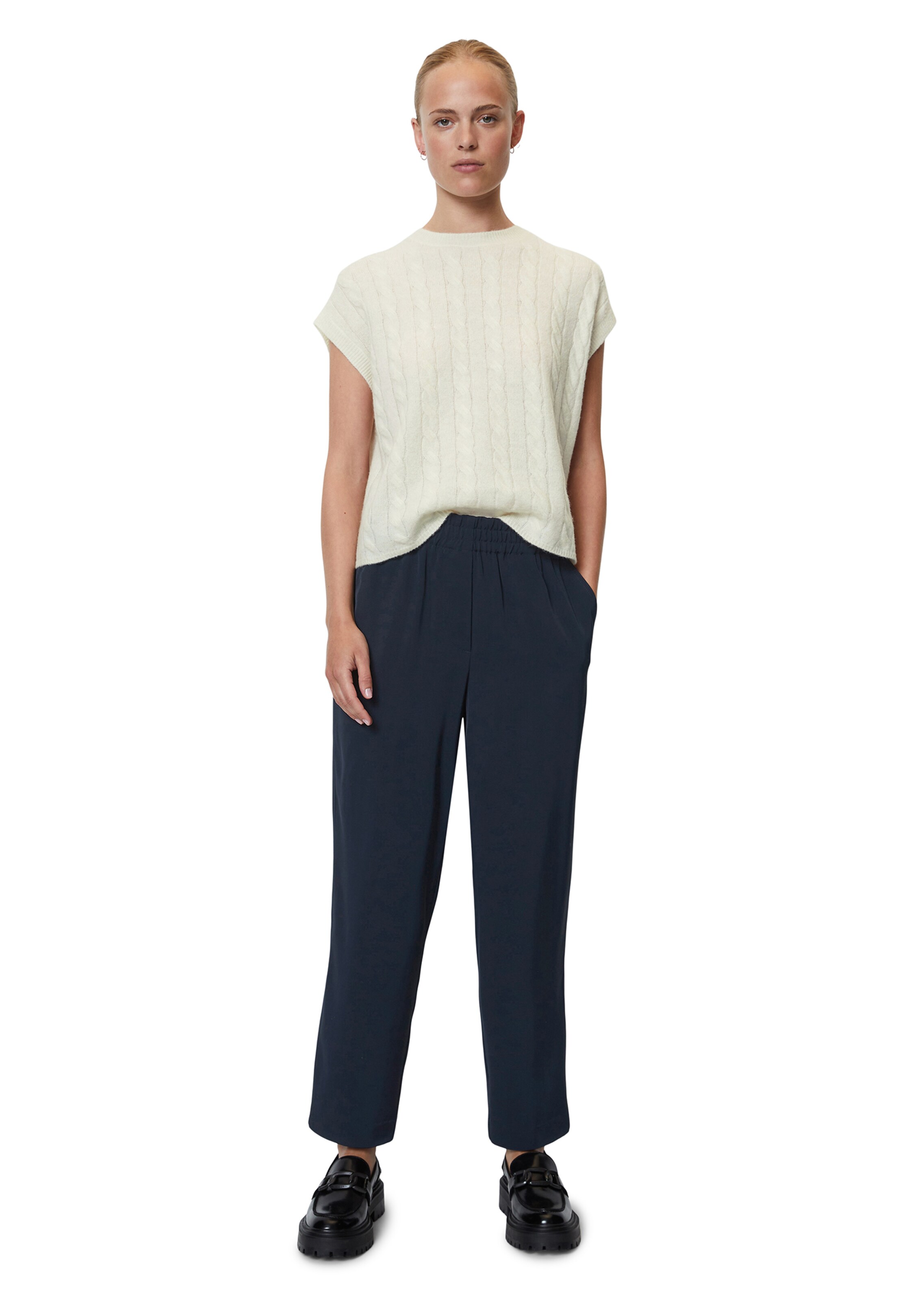 Marc O'Polo Loose fit Trousers in Blue