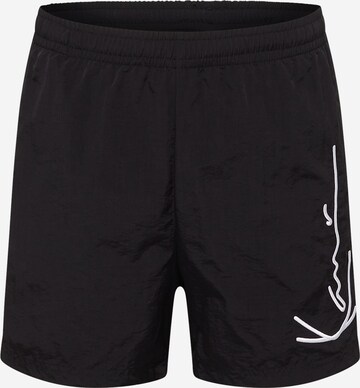 Loosefit Shorts de bain Karl Kani en noir : devant