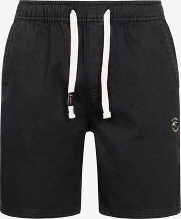 Regular Pantalon 'Kendari' INDICODE JEANS en noir : devant