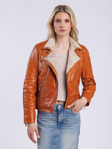 FREAKY NATION Prechodná bunda - Hnedá: predná strana